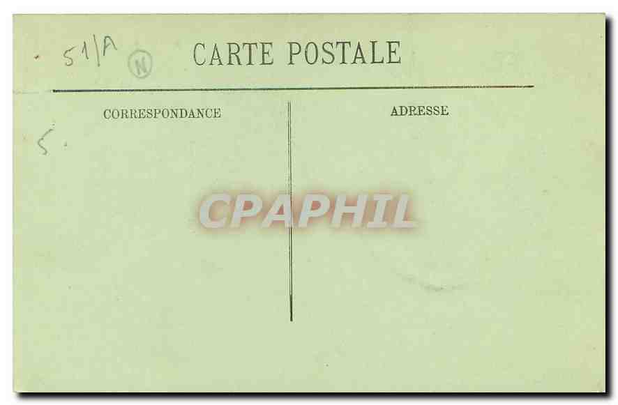 CPA Reims Portail Nord de la Cathedrale Le Jugement dernier  — Rückseite