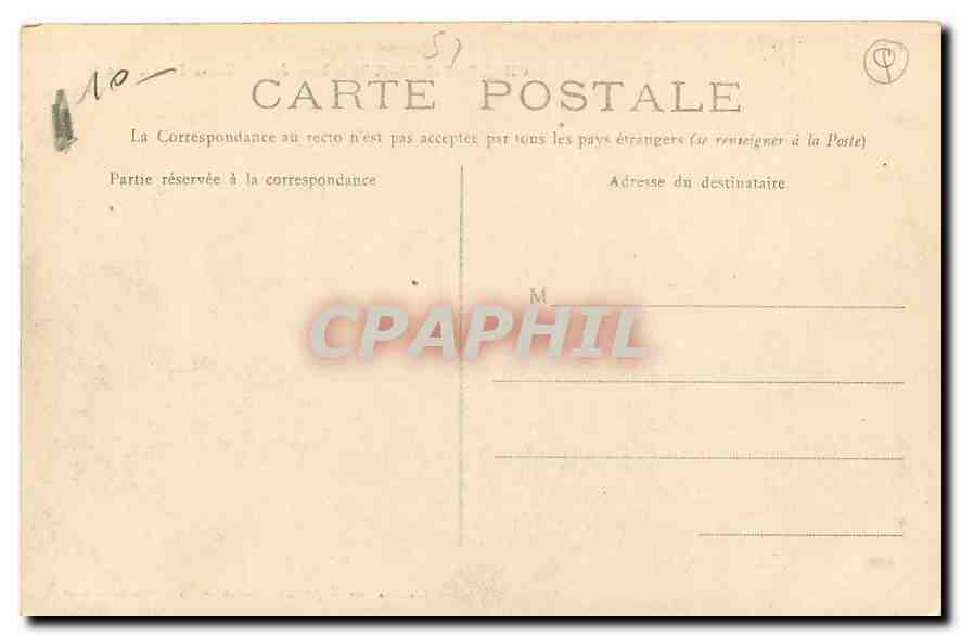 CPA Chalons sur Marne Jardin de la Prefecture  — Back