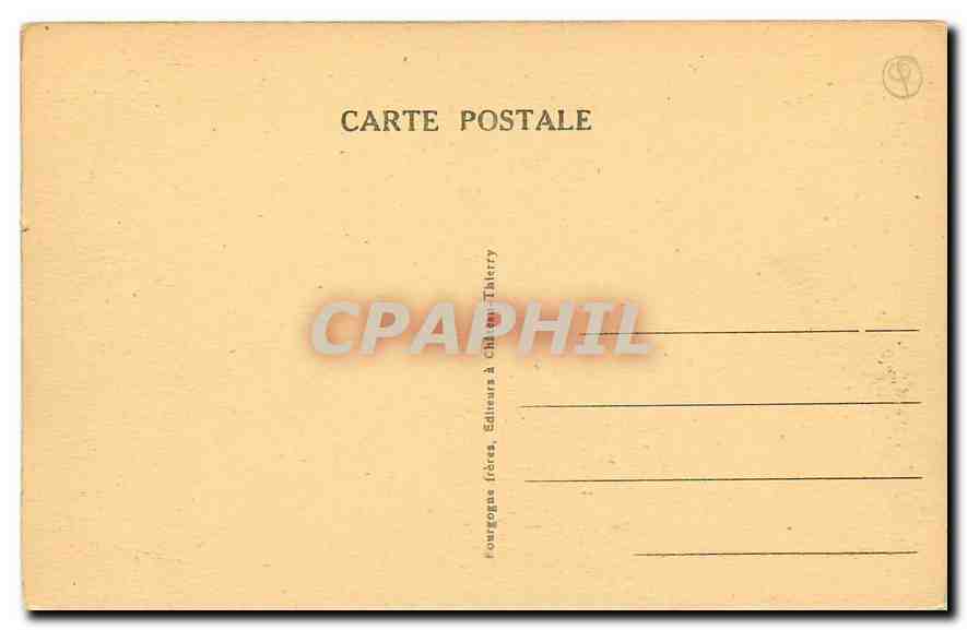 CPA Epernay Marne Le Palais de Justice  — Back