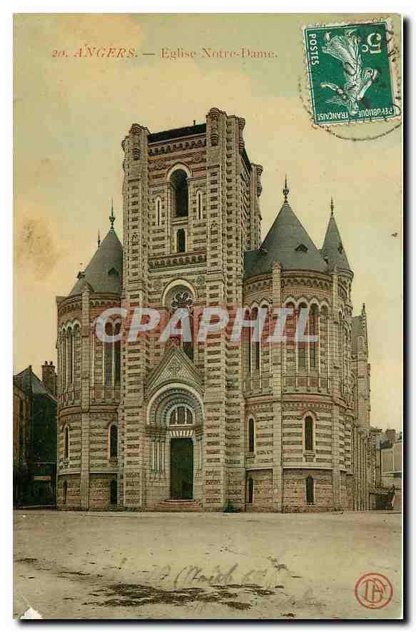 CPA Angers Eglise Notre Dame 