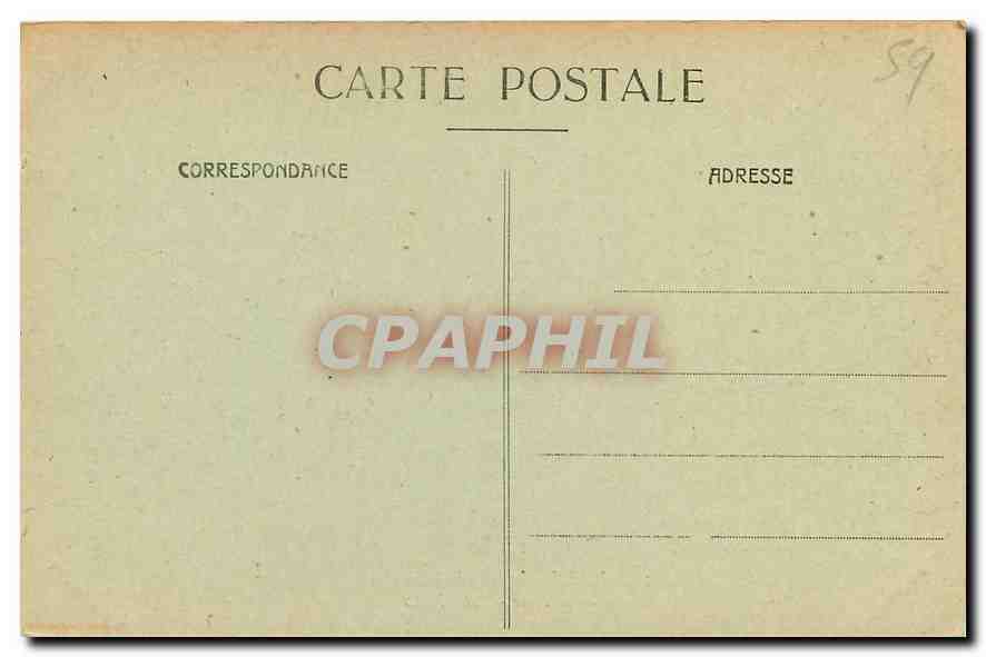 CPA Lille La Grand Garde Bureau de la Place  — Rückseite
