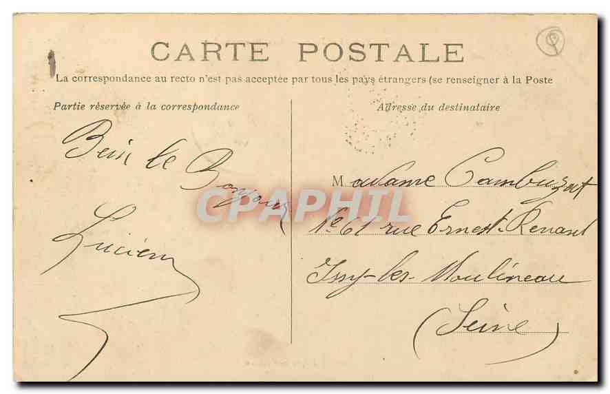 CPA Epernay Le Jard Les Promenades  — Back