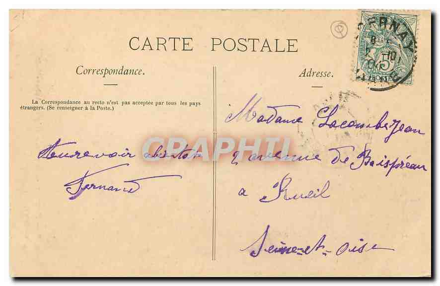 CPA La Champagne Epernay Chapelle Hopital Auban Moet  — Back