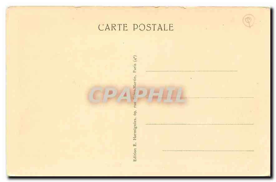 CPA Epernay Marne l'Hotel de Ville  — Back