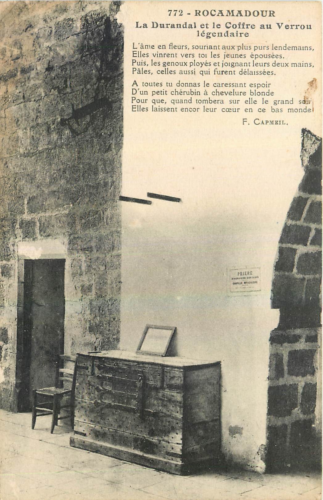 Rocamadour — La Durandal et le Coffre au Verrou — Édition de la Librairie Normande, Saint-Quentin