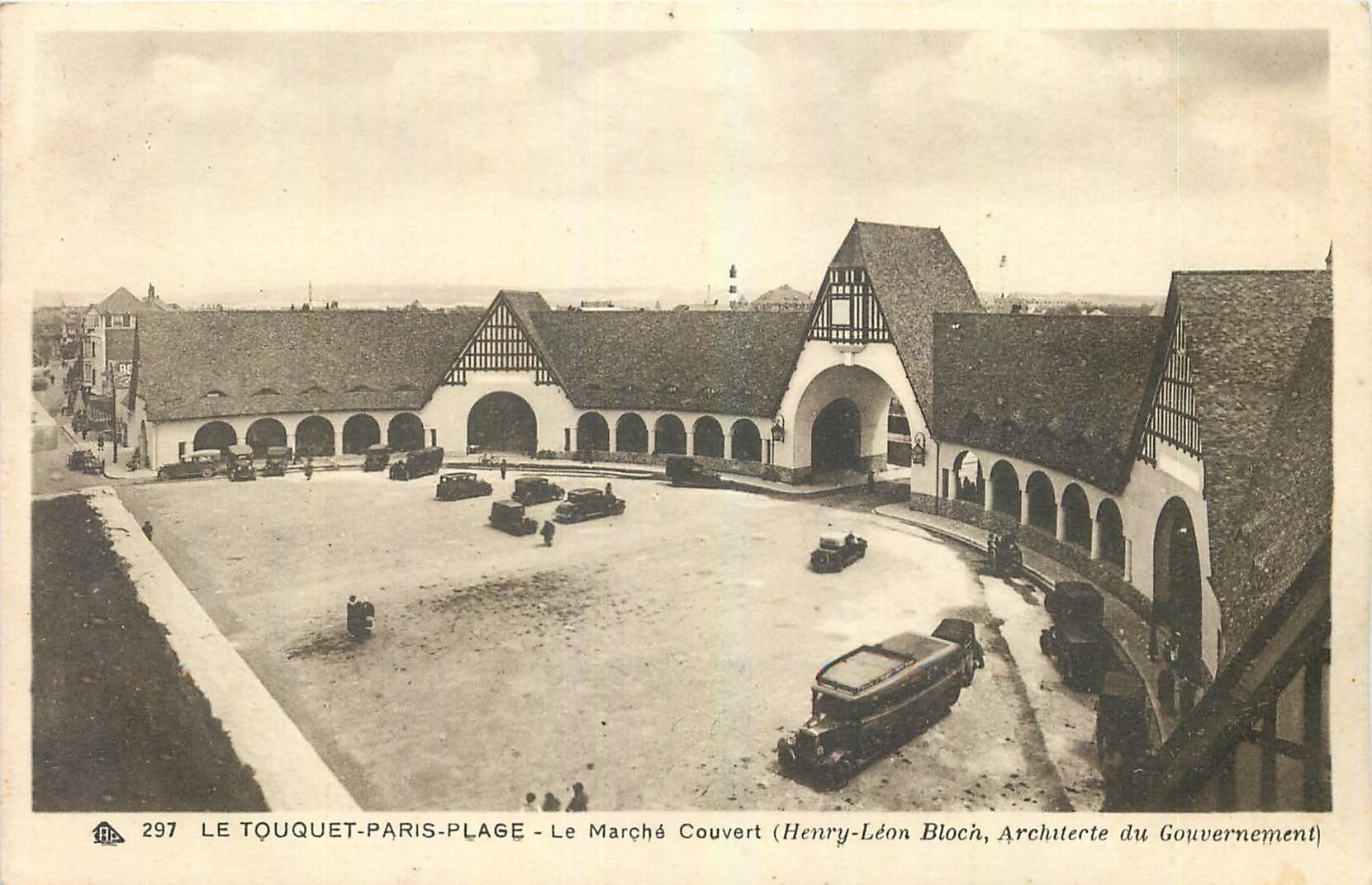 CPA Le Touquet Paris Plage Le Marche Couvert 