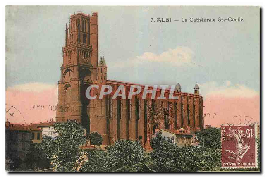 CPA Albi La Cathedrale Ste Cecile 