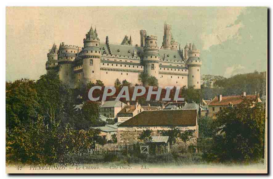 CPA Pierrefonds Le Chateau Cote Ouest 