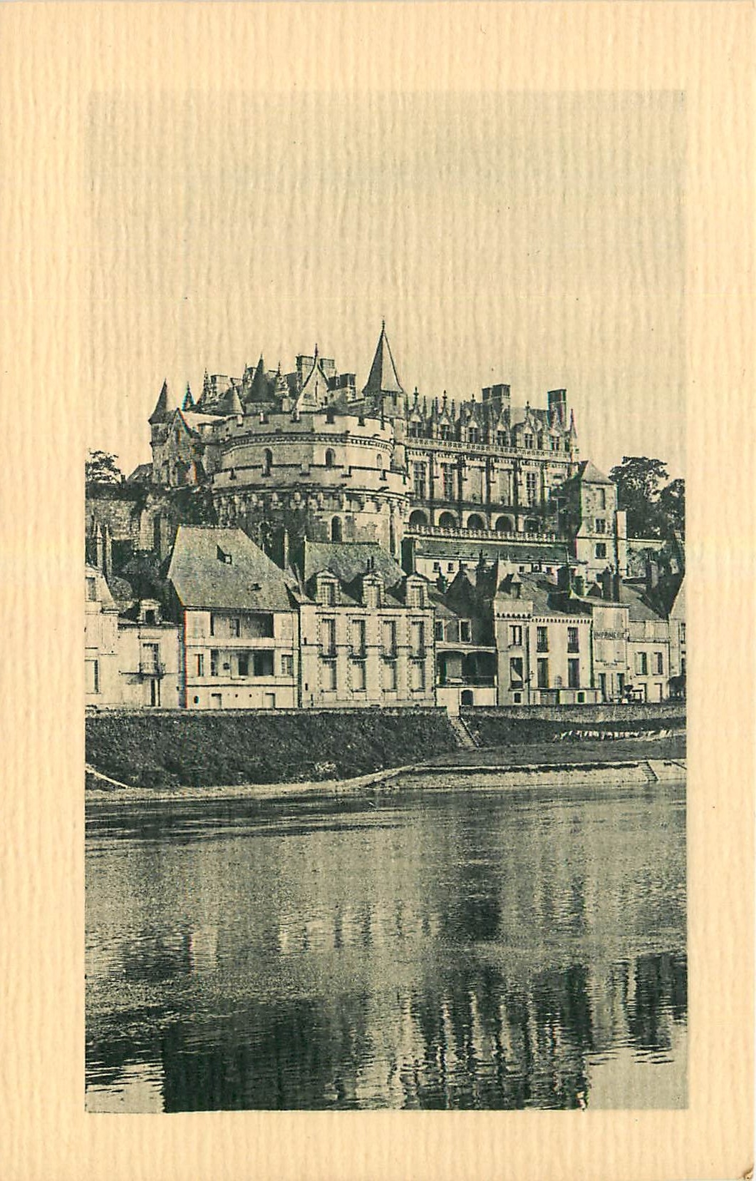 CPA Amboise Vue sur le Chateau 