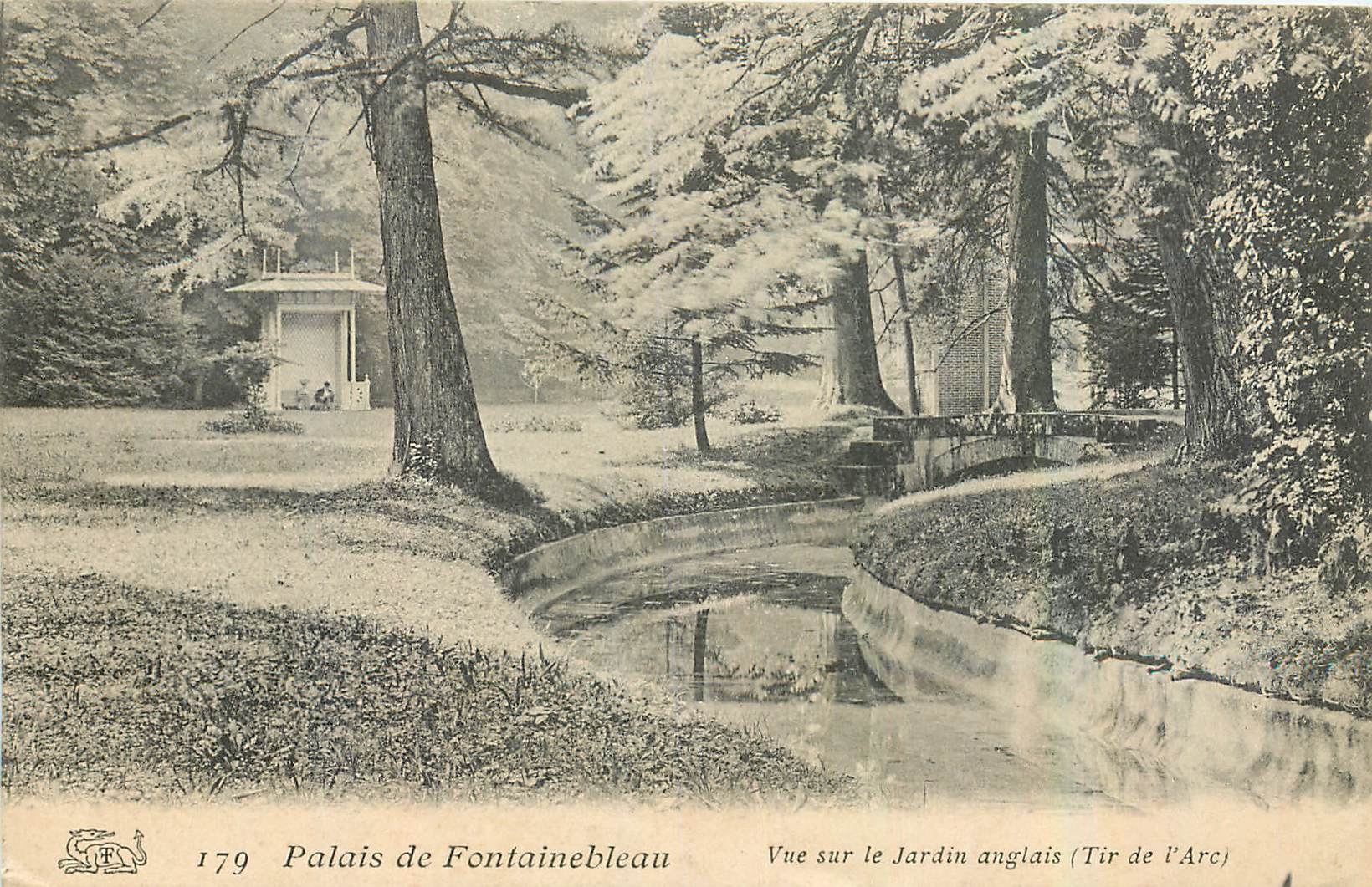 Schloss Fontainebleau — Ansicht des englischen Gartens (Tir de l'Arc) — Tir de l'Arc, n°179