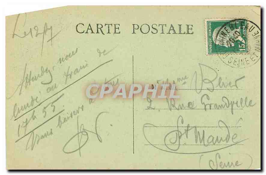 Palacio de Fontainebleau — Fuente de Diana — n°12 — Reverso