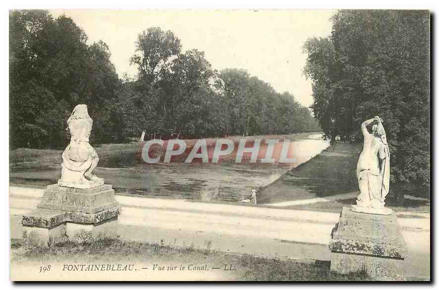 Fontainebleau — Ansicht über den Kanal — LL, n°398