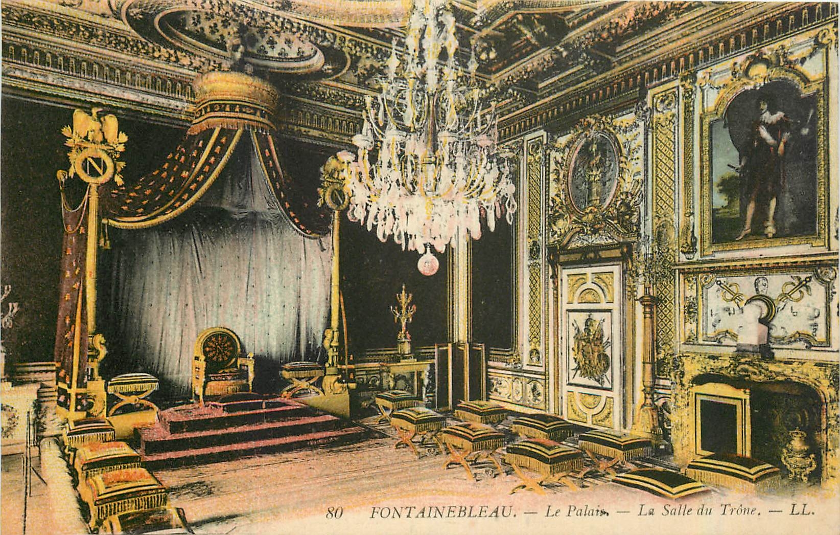 Fontainebleau — Le Palais — La Salle du Trône — LL. — n°80