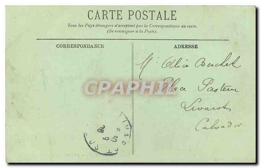 Fontainebleau — El Castillo — La Corte — LL. — n° 294 — Reverso