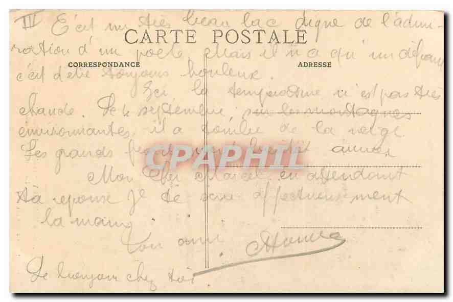 CPA Chambery Savoie La Fontaine des Elephants La Societe Generale Banque Elephant — Back