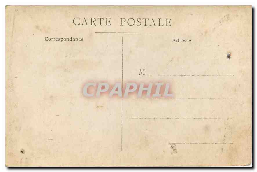 CARTE PHOTO Femme — Verso