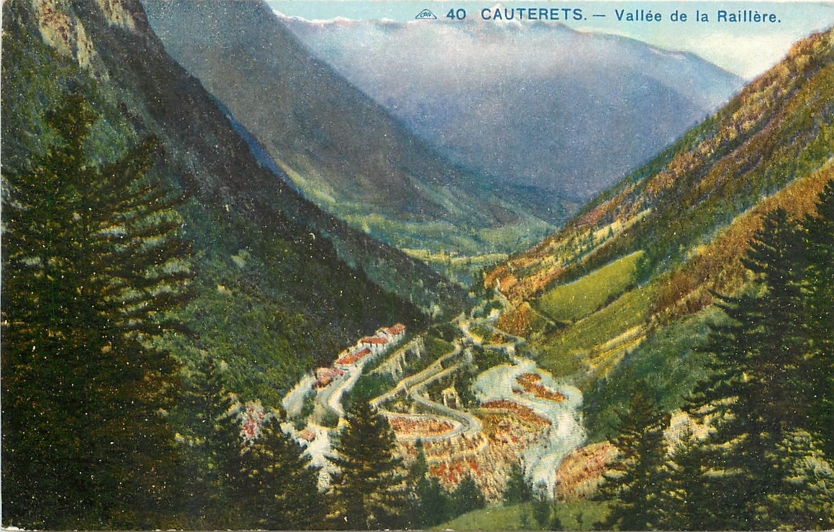 CPA Cauterets Vallee de la Raillere 
