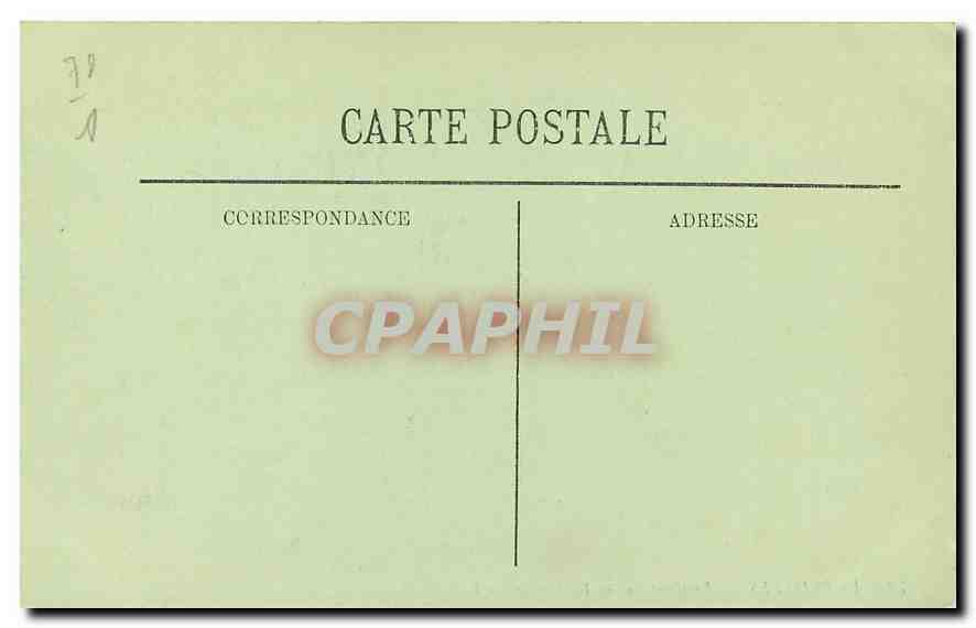 CPA Versailles Le Chateau La Facade  — Verso