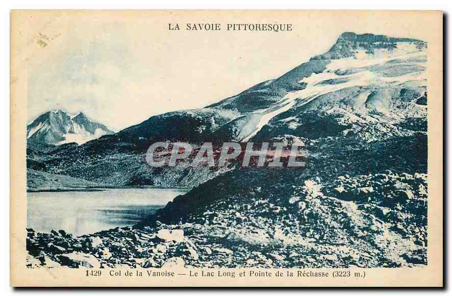 CPA Col d la Vanoise Le Lac Long et Pointe de la Rechasse 
