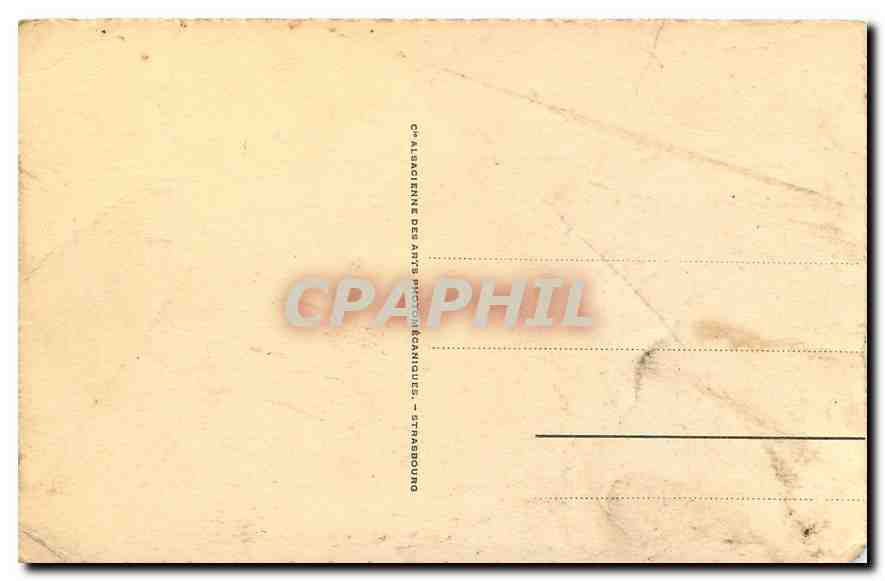 CPA Lourdes La Chute du Gave  — Verso