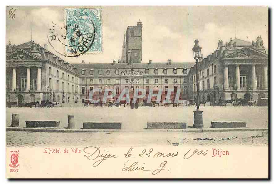 CPA Dijon L'Hotel de Ville 