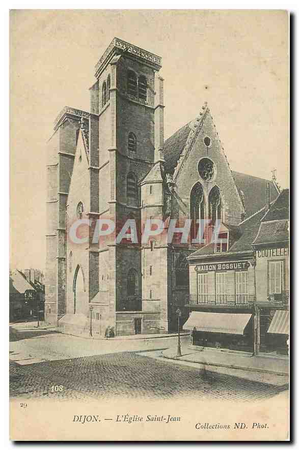 CPA Dijon l'Eglise Saint Jean 