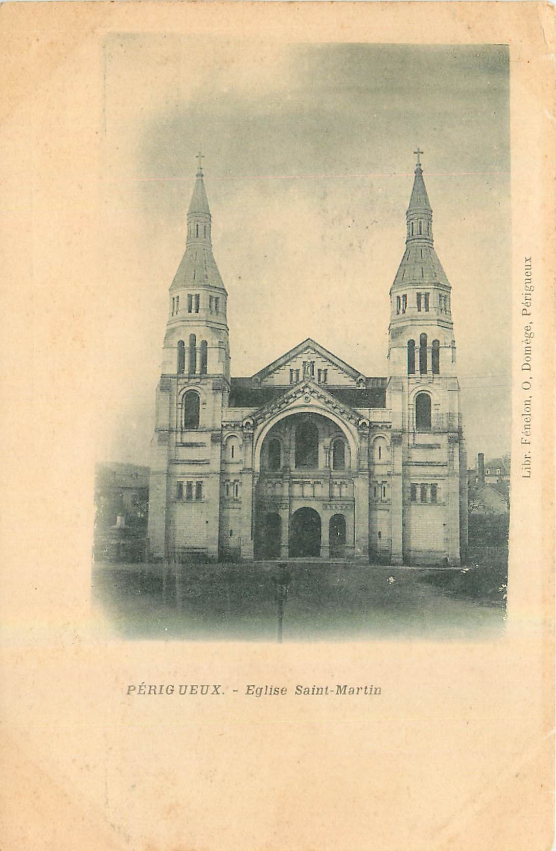 CPA Perigueux Eglise Saint Martin 