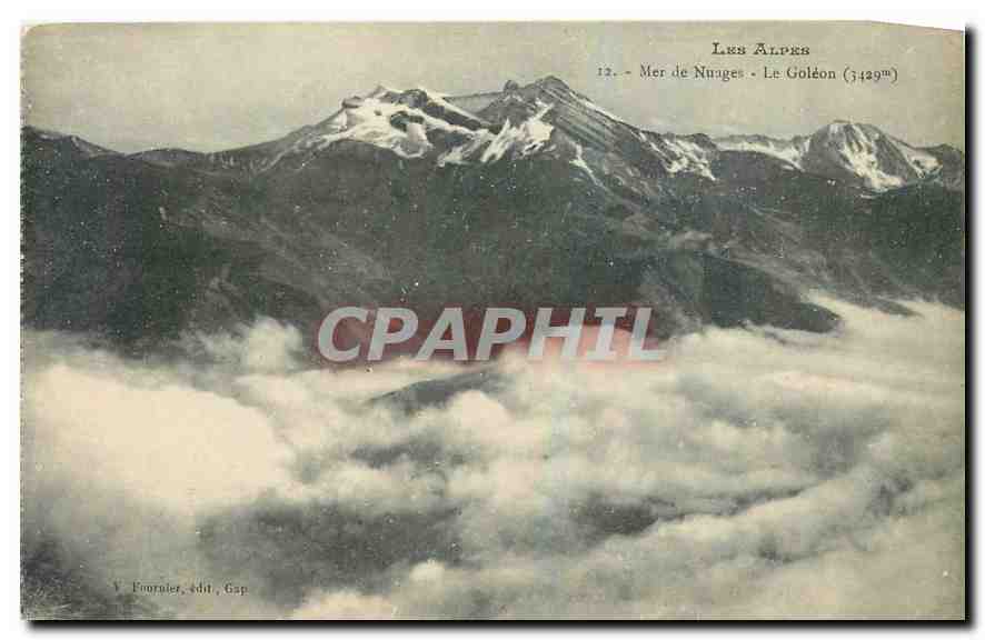 CPA Les Alpes Mer de Nuages Le Goleon 