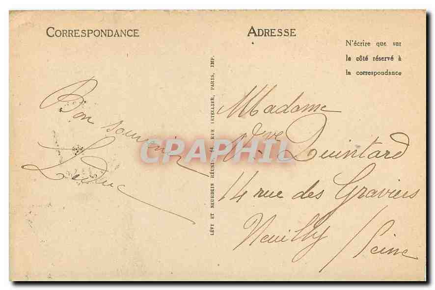 Lac d'Annecy — Quinot et Montagne d'Entr'Vernesses — LL. — Éditeur Lévy et Neuberg, Paris — Reverso