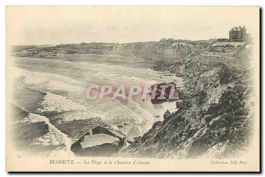 Blarritz — La Plage et la Chambre d'Amour — Collections ND Photos