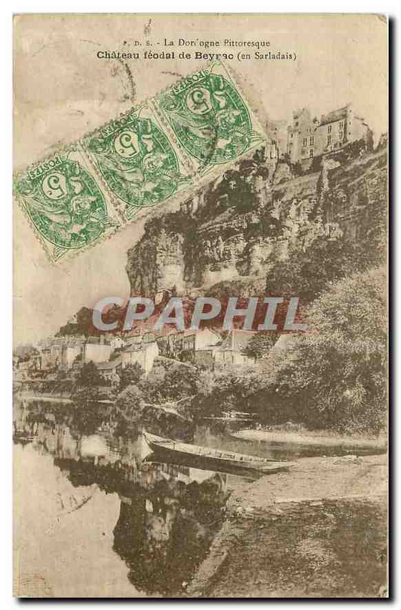 CPA Le Dordogne Pittoresque Chateau feodal de Beyrac 