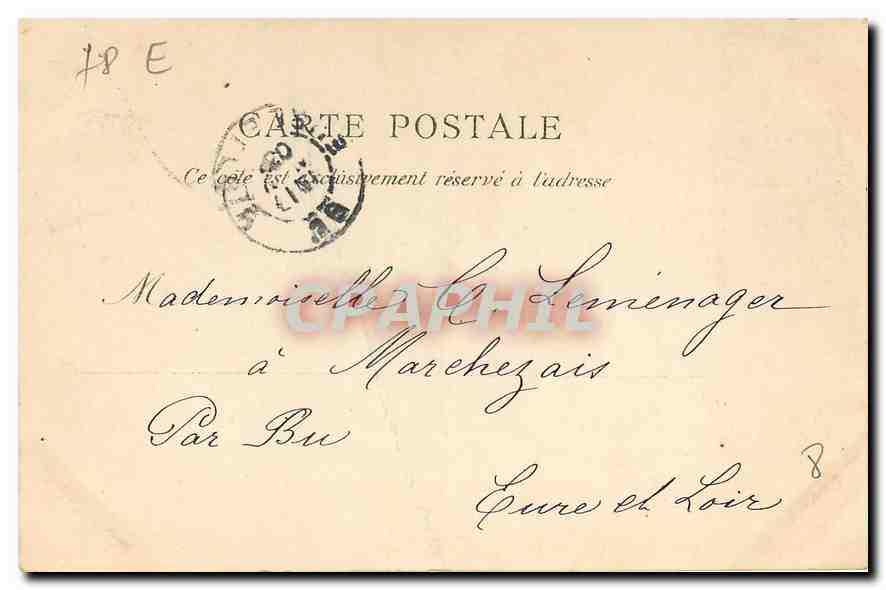 CPA Elancourt S et O l'Orphelinat de l'Assomption La Facade Principale  — Back
