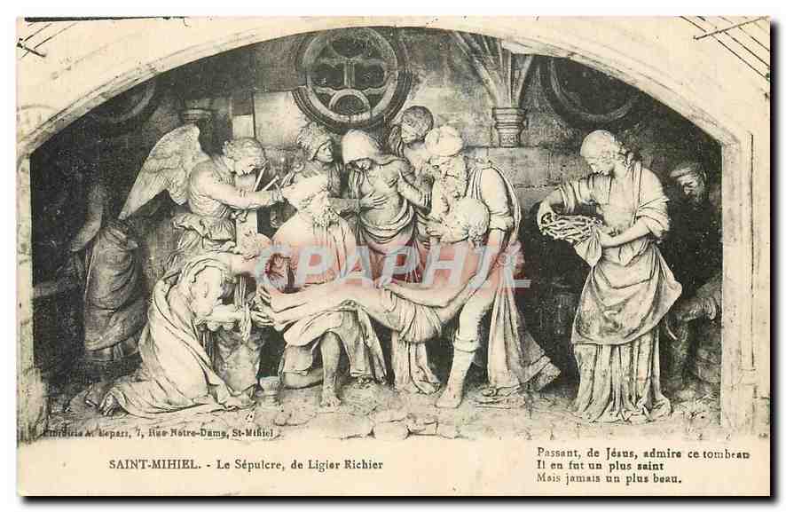 CPA Saint Mihiel Le Sepulcre de Ligier Richier 