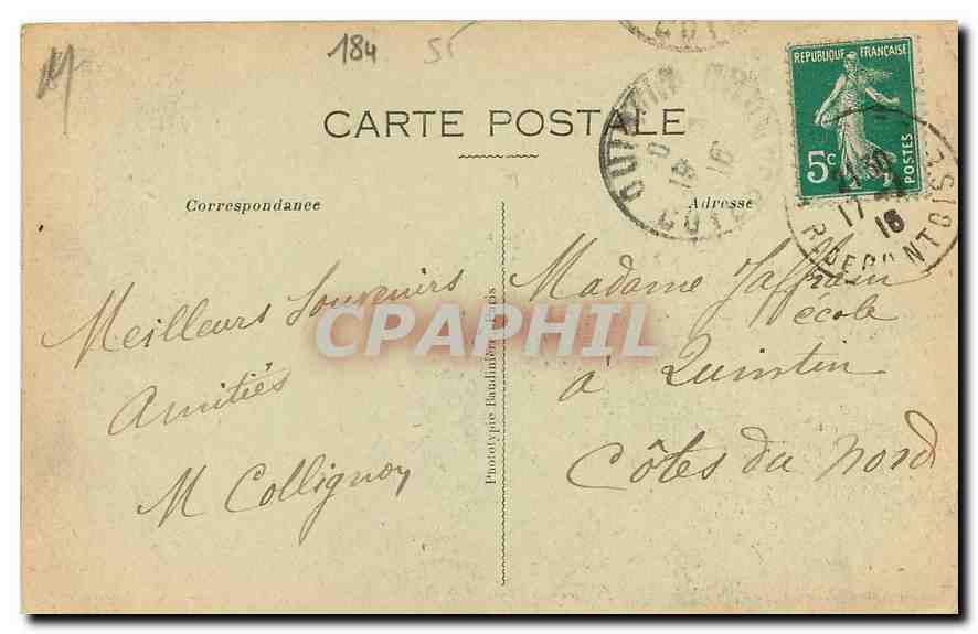 CPA Verdun Meuse Ruines Rue Mazel Militaria — Rückseite