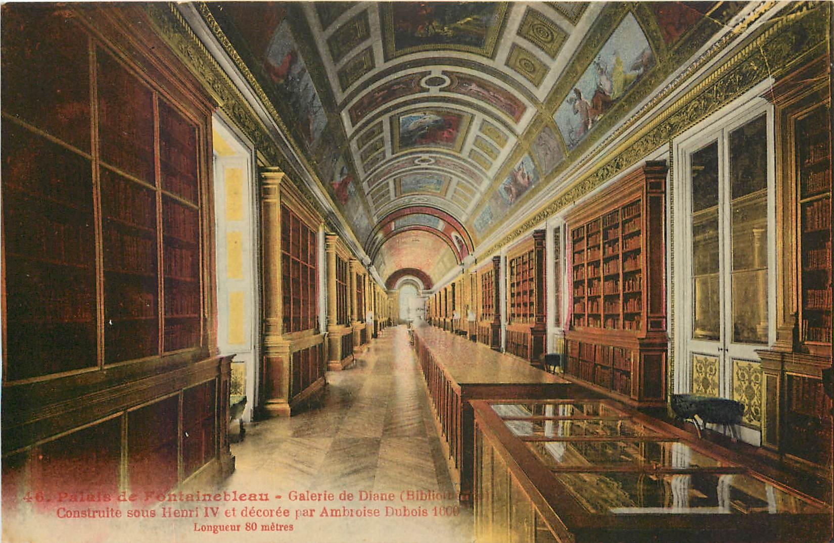 CPA Palais de Fontainebleau Galerie de Diane 