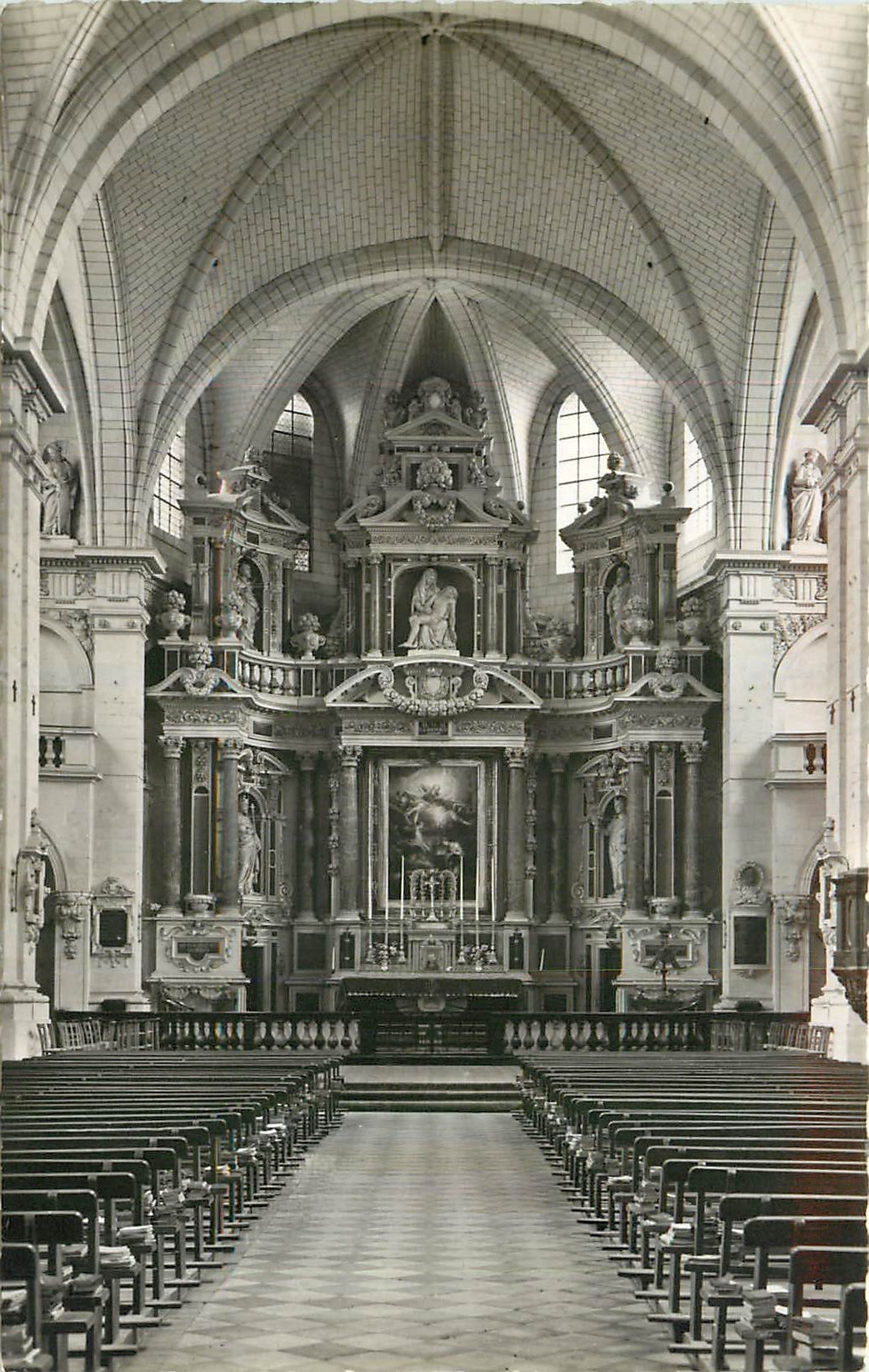 CPA La Fleche Sarthe Le Prytanee Le Choeur de la Chapelle Saint Louis 