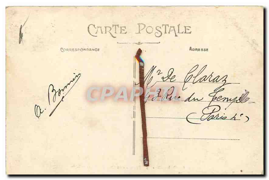CPA Abbaye de Solesmes Tombeau du Christ David et Isaie  — Back
