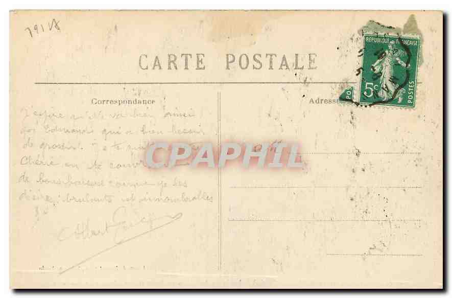 CPA Abbaye de St Pierre de Solesmes Sarthe Les Saunts de Solesme Notre Dame la Belle La Pamoison  — Back