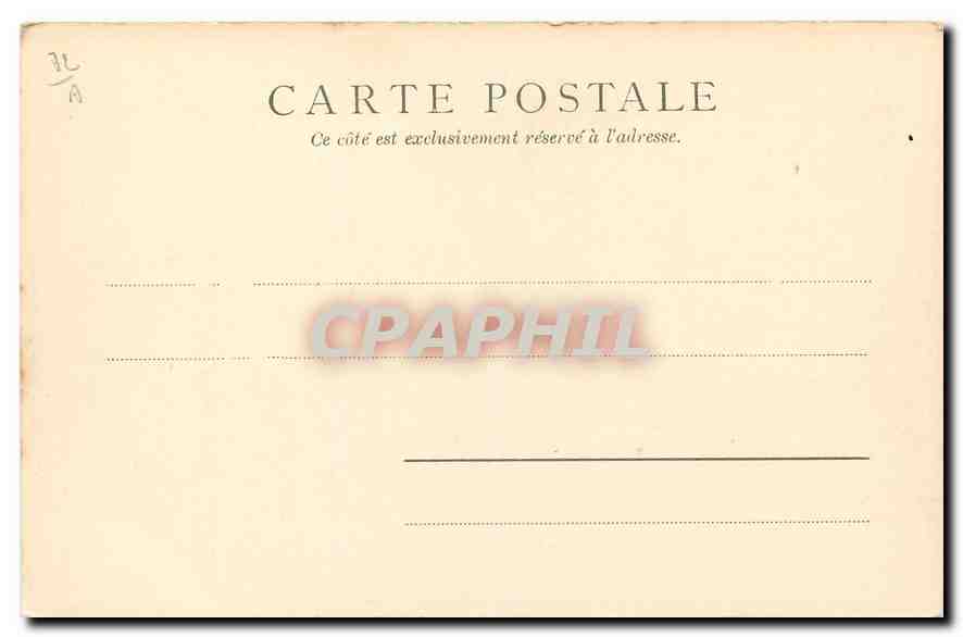 CPA Le Chateau d'Usse  — Rückseite