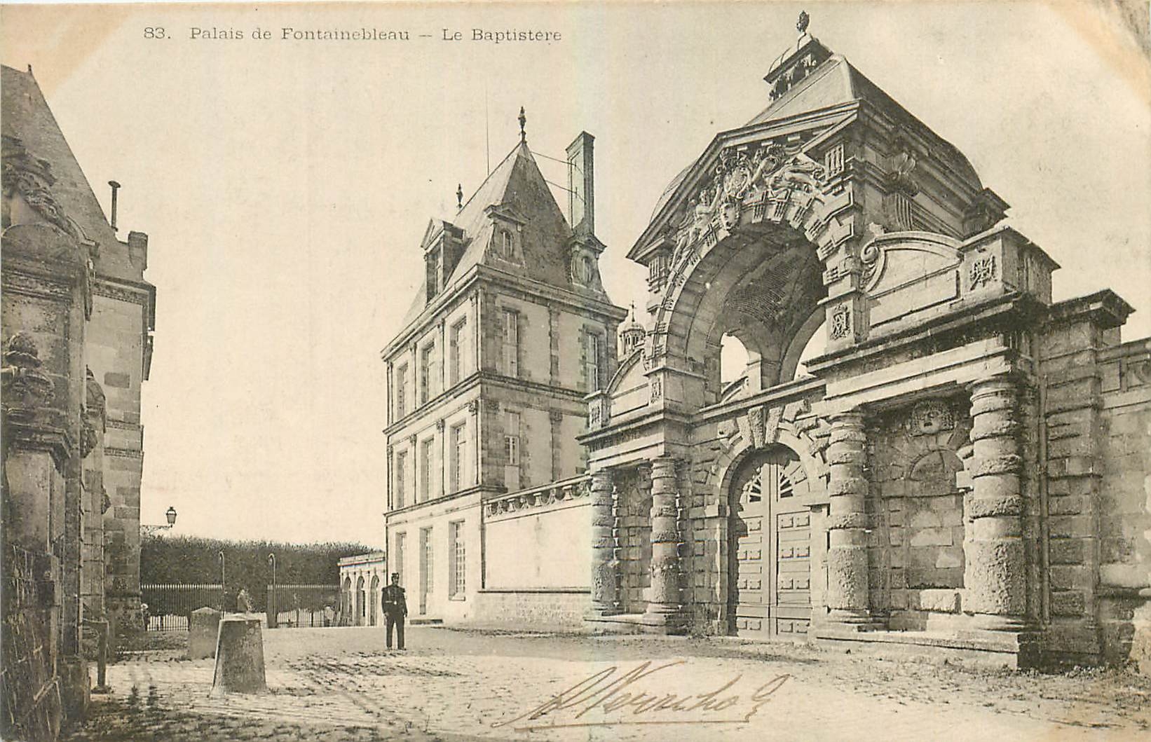 Palais de Fontainebleau — Le Baptistère — A. Vernholes, Montcourt
