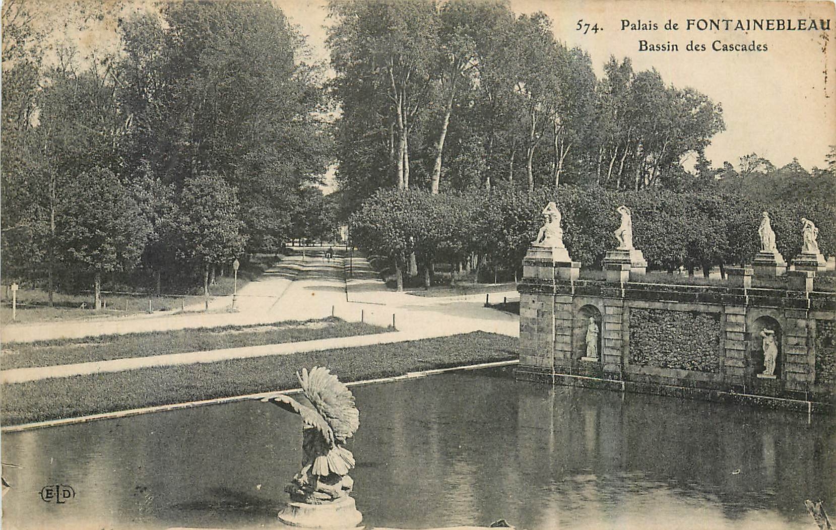 CPA Palais de Fontainebleau Bassin des Cascades 