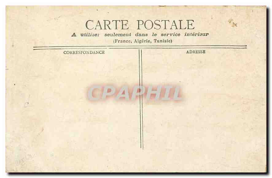 Fontainebleau — Chapelle de la Trinité — éditeur non visible — Rückseite