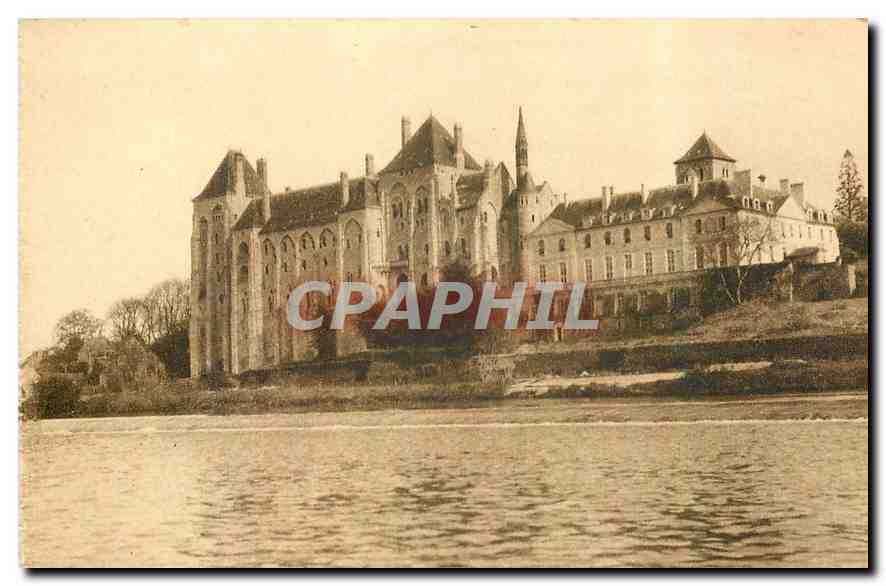 CPA l'Abbaye de Solesmes Sur le Barrage de la Sarthe 