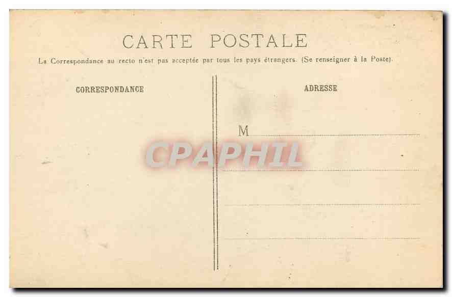 CPA La Guerre 1914 1918 Reims Place Royale  — Rückseite