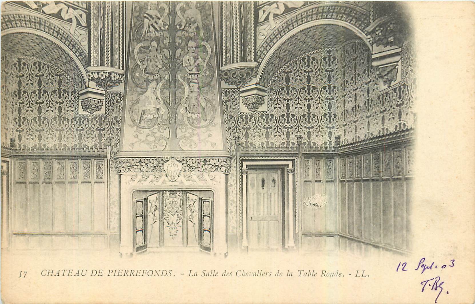Château de Pierrefonds — La Salle des Chevaliers de la Table Ronde — LL. — N° 57