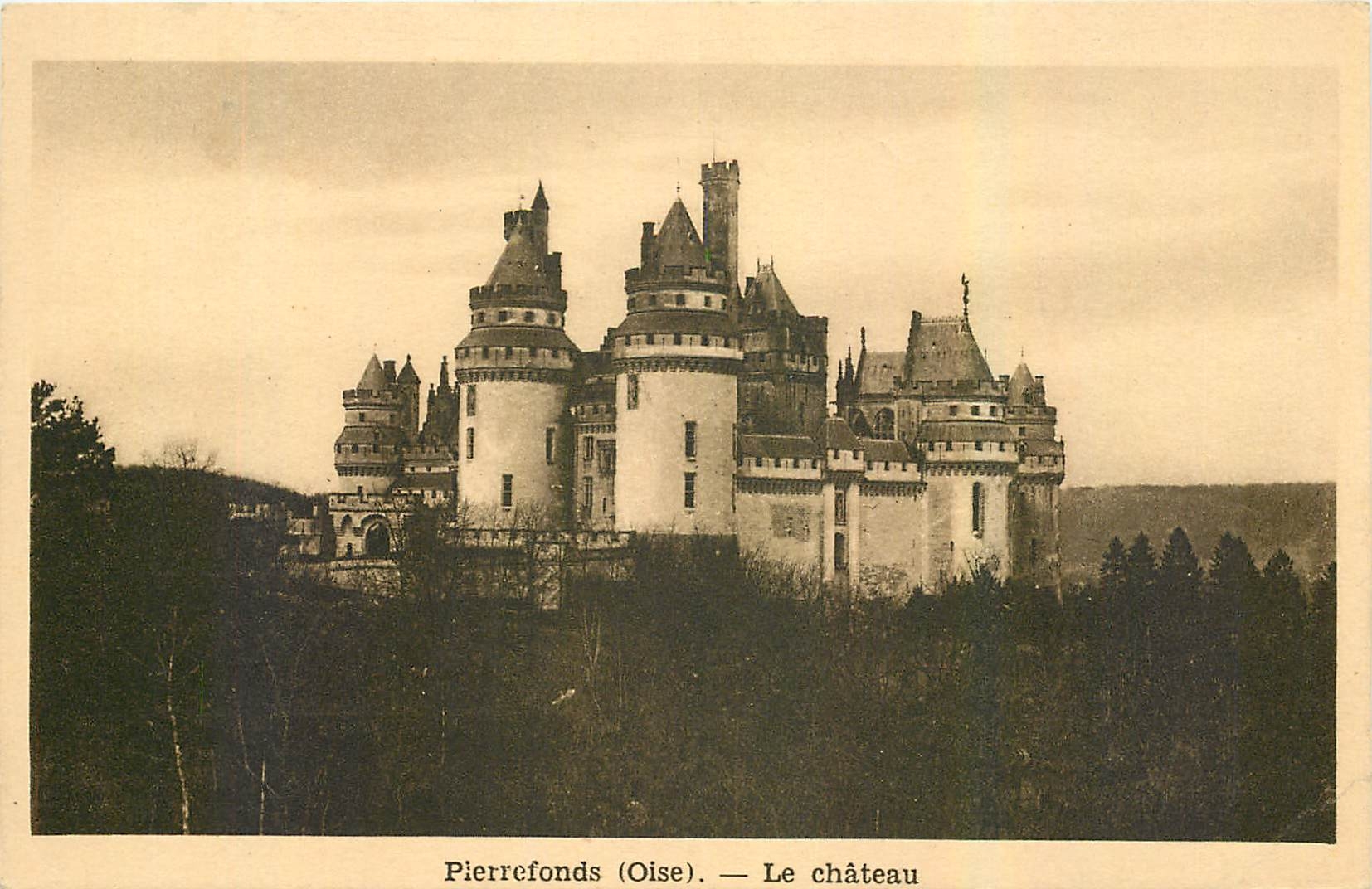 CPA Pierrefonds Oise Le Chateau 