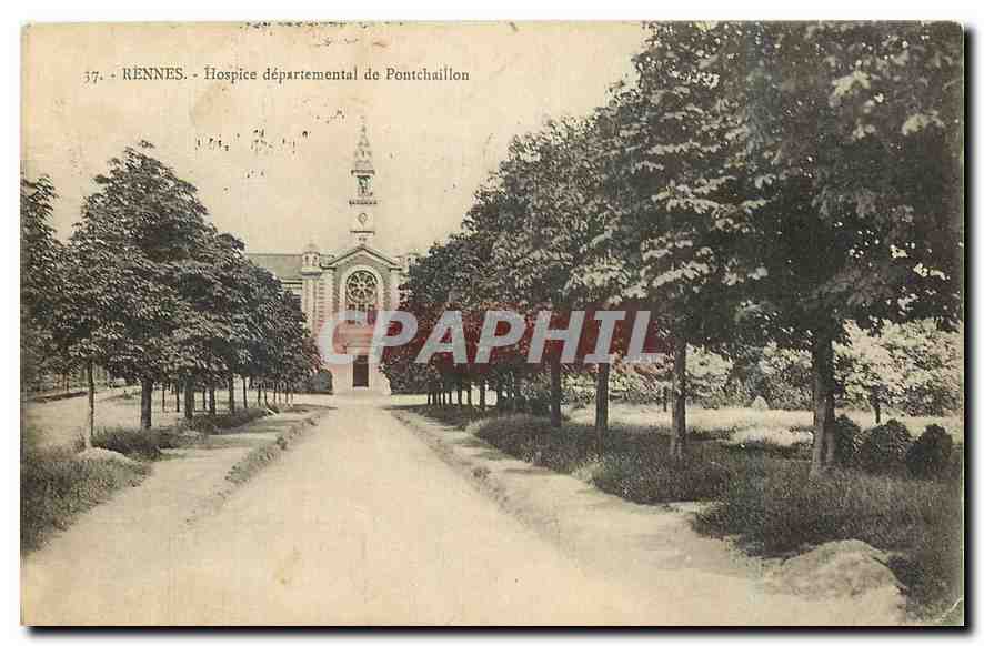 CPA Rennes Hospice departemental de Pontchaillon 