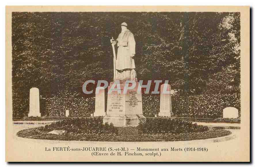 CPA La Ferte sous Jouarre S et M Monument aux Morts 