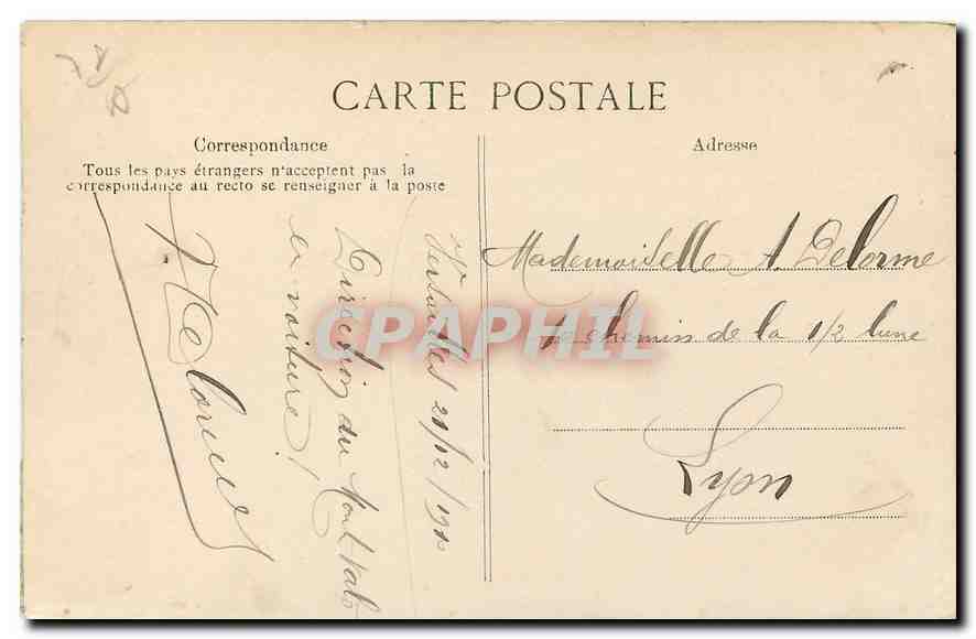 CPA Versailles Le Parc Allee des Marmousets et Bassin du Dragon  — Verso