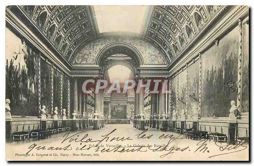 CPA Palais de Versailles La Galerie des Batailles 